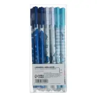 Ручка гелевая со стираемыми чернилами, 0.5 мм, корпус &laquo;Акула&raquo;, стержень синий, МИКС