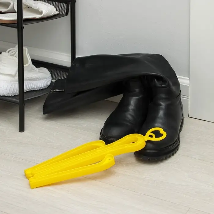 Держатель для голенищ обуви складной, 33(50,5)&times;7,5 см, цвет МИКС