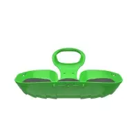 Санки-ледянки с мягкой сидушкой &laquo;Вираж&raquo;, зеленые, 39&times;37см