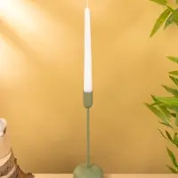 Подсвечник на 1 свечу текстурный "Болотный" 8х8х25,5 см