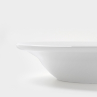 Тарелка глубокая Hanna Kn&ouml;vell, d=20.4 см, фарфор, белая