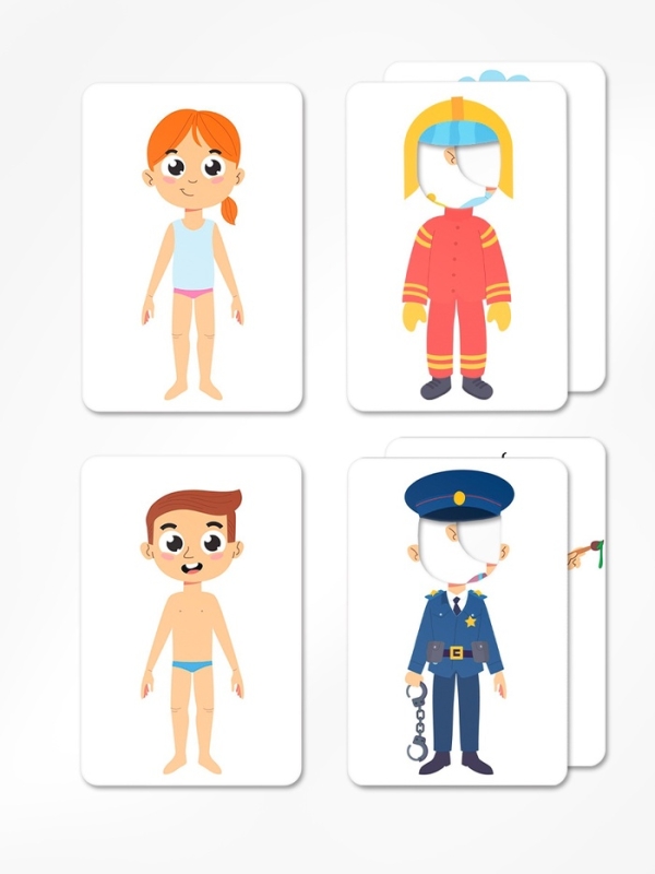 Настольная игра с липучками &laquo;Все профессии важны&raquo;, сюжетно-ролевая, 31 карта, 3+