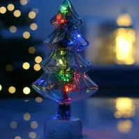 Фигура светодиодная "Елочка", 1 LED, 25 см, от бат. AAAх3, RGB