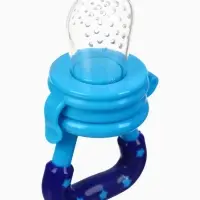 Ниблер для прикорма, с силиконовой сеточкой "Сыночек", цвет синий