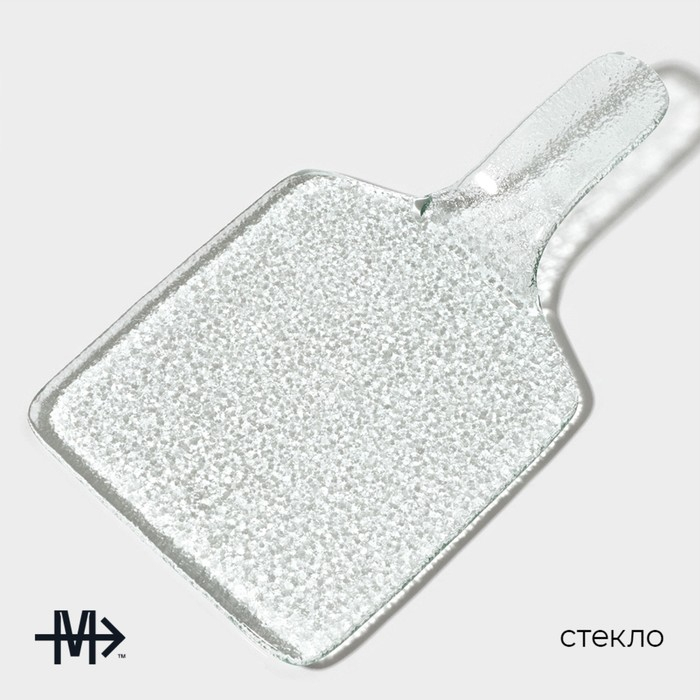 Блюдо стеклянное сервировочное Magistro &laquo;Авис&raquo;, 27&times;15&times;3,5 см