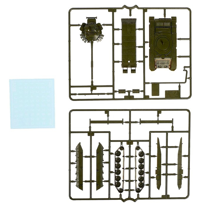 Сборная модель &laquo;Советский основной боевой танк Т-72Б&raquo;, Звезда, 1:100, (7400)