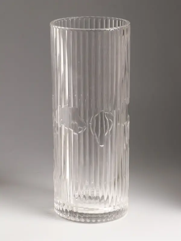 Ваза стекло настольная "Вигдис" 29,5х12 см, прозрачный