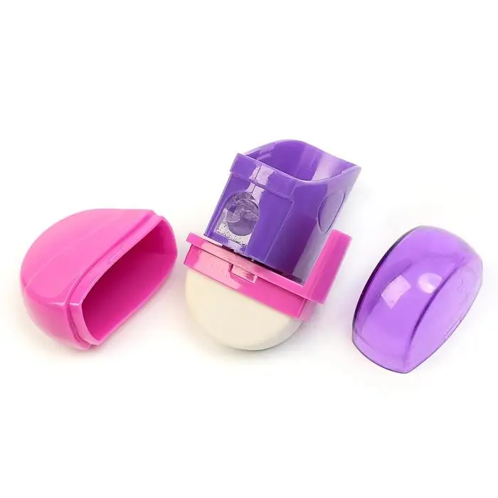 Точилка с контейнером &laquo;Универсальная&raquo;, с ластиком, МИКС