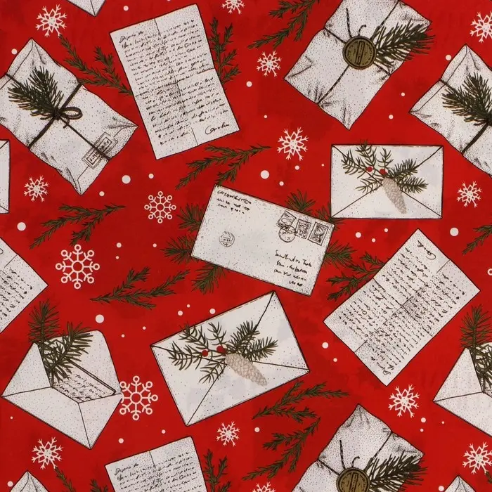 Бумага упаковочная глянцевая двухсторонняя &laquo;Почта Ретро&raquo;, 70 х 100 см