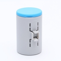 Рулетка DIIL, 8 м, до 50 кг, лента, прорезиненная ручка, голубая с серым