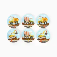 Тарелка одноразовая бумажная &laquo;Техника&raquo;, 17см, 6 шт