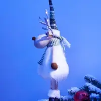 Фигура текстиль &laquo;Новогодний лосик&raquo; 58 см, 10 LED, от батареек АА&times;3, свечение тёплое белое