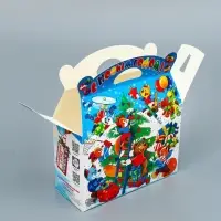 Подарочная новогодняя коробка &laquo;Развеселые хлопоты&raquo;, Баул 22&times;9&times;22 см