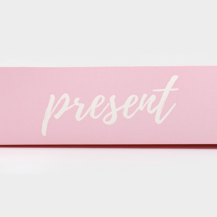 Кондитерская упаковка, коробка для кекса с PVC крышкой, Present, 30 х 8 х 11 см