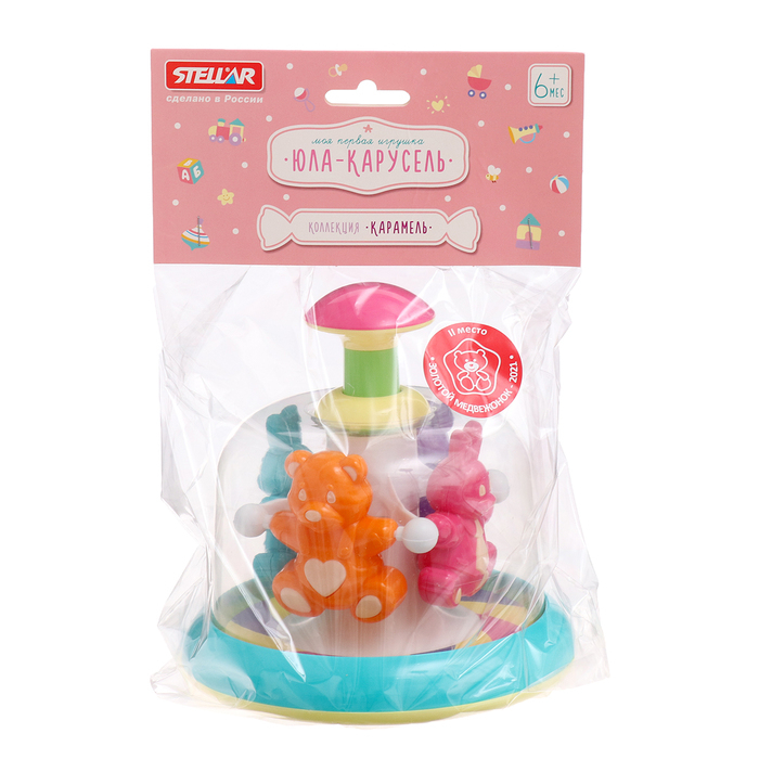 Юла-карусель &laquo;Лесная сказка&raquo;, МИКС