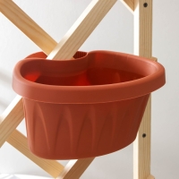 Кашпо на водосточную трубу &laquo;Алиция&raquo;, 3,5 л, цвет терракотовый