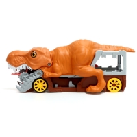 Парковка-автотрек &laquo;Атака монстров. Динозавр&raquo;, световые эффекты, в наборе 1 машинка, пусковая установка