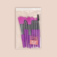 Набор кистей для макияжа &laquo;Bright&raquo;, 8 предметов, чехол, цвет МИКС