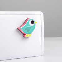 Губка магнитная для маркерной доски &laquo;Птичка&raquo;, 2х10х9 см