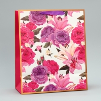 Пакет подарочный, упаковка, &laquo;Самой нежной&raquo;, 30.5 х 25.4 х 12.7 см