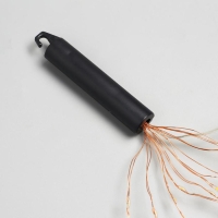 Гирлянда &laquo;Конский хвост&raquo; 10 нитей по 1 м, IP20, медная нить, 100 LED, 2 режима, батарейки AAх3 (нет в комплекте), свечение тёплое белое