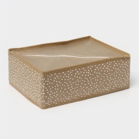 Органайзер для хранения белья Доляна Points, 12 ячеек, 27&times;20&times;10 см, цвет бежевый