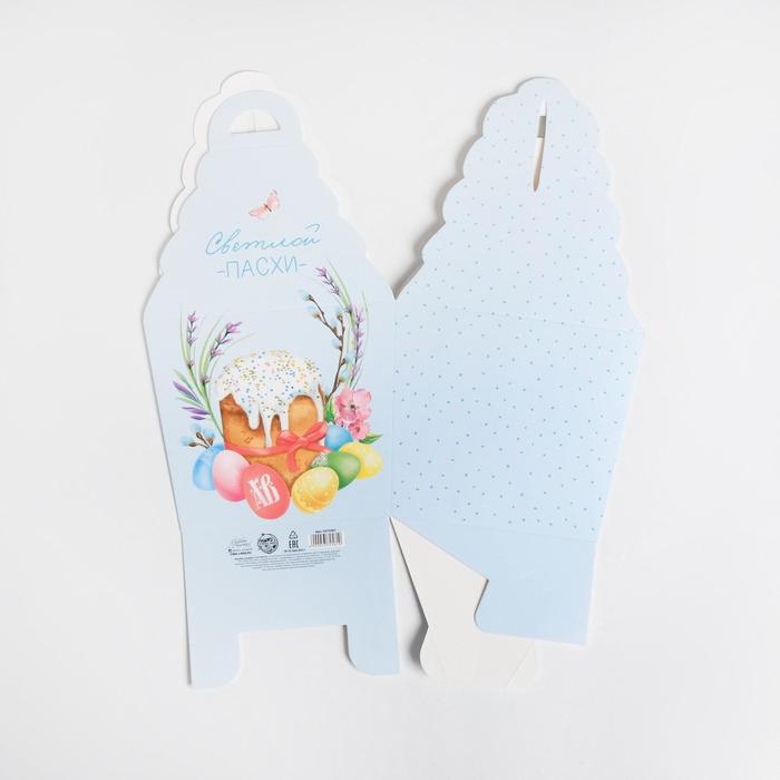 Коробка кондитерская складная, упаковка &laquo;Светлой Пасхи&raquo;, 17 х 17 х 26 см