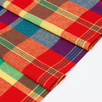 Лоскут для рукоделия, ткань в клетку многоцветная, р. 50 &times; 50 см
