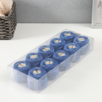 Пряжа "Camelia" 70% полиэстер, 30% люрекс 190м/25&plusmn;5гр (428 василек)