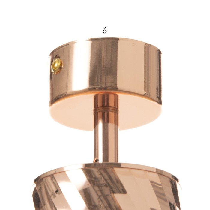 Спот "Астер" GU10 медь 7,5х7,5х20 см