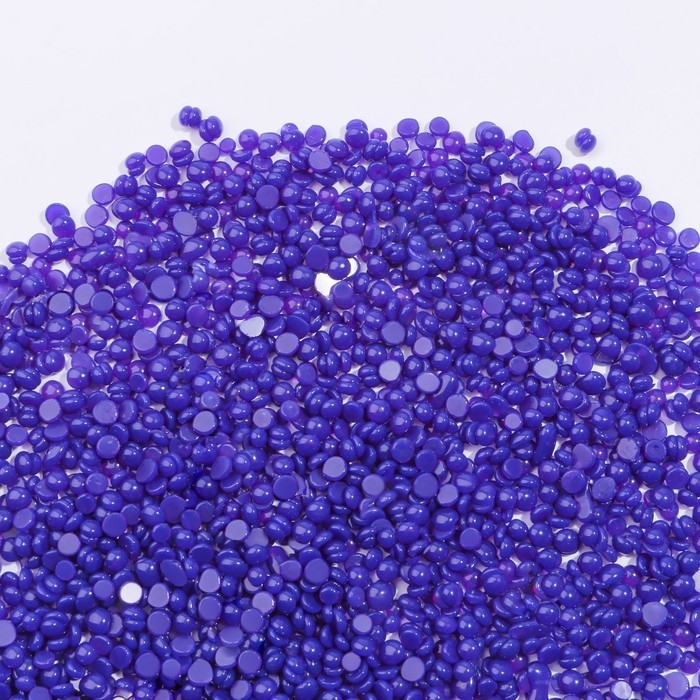 Воск для депиляции, плёночный, в гранулах, 300 гр, цвет индиго