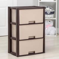 Комод 3-х секционный &laquo;Колорит&raquo;, цвет венге