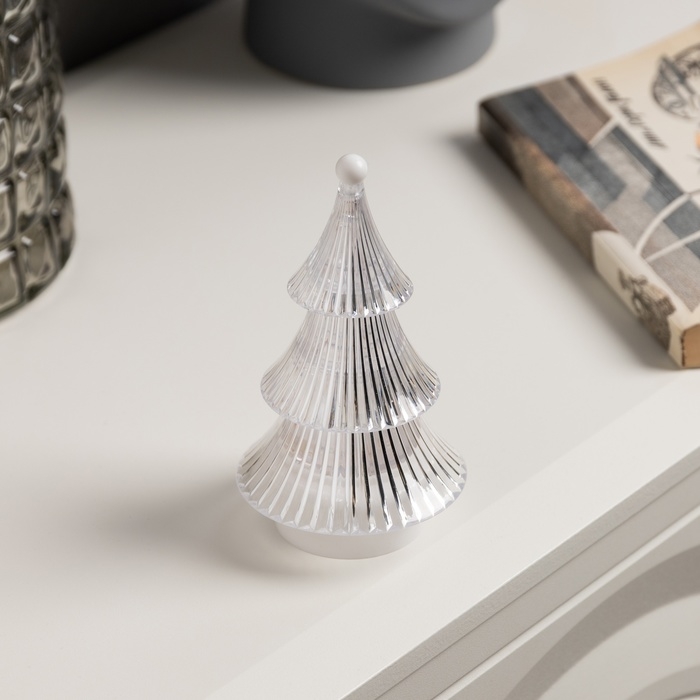 Фигура световая &laquo;Елочка&raquo; 14х8 см, от батареек 3хAG13 (в комплекте), свечение RGB