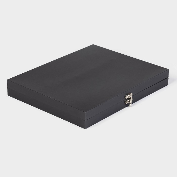 Столовые приборы из нержавеющей стали &laquo;Оску&raquo;, 24 предмета, в коробке, цвет золотой