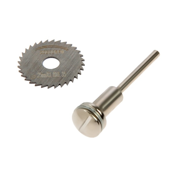 Круг отрезной для граверов и бормашин ТУНДРА, 25 мм + адаптер 3.2 мм Круг отрезной для граверов и бормашин ТУНДРА, 25 мм + адаптер 3.2 мм