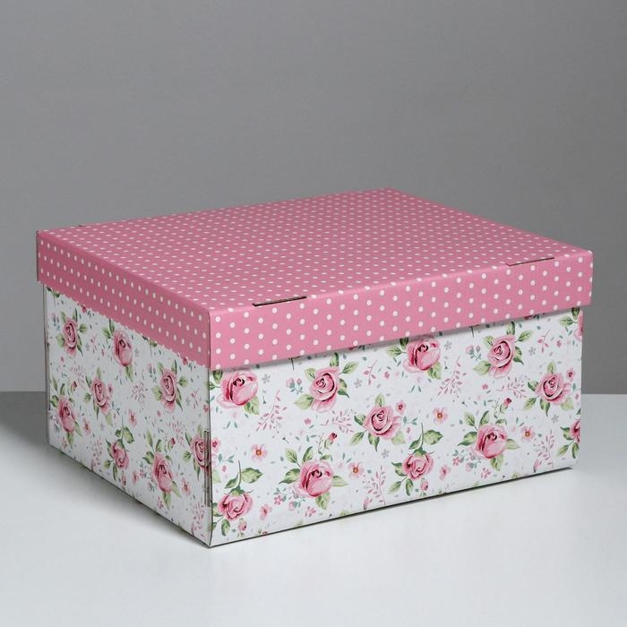 Коробка подарочная складная, упаковка, &laquo;Воспоминания о чудесном&raquo;, 31 х 25.5 х 16 см