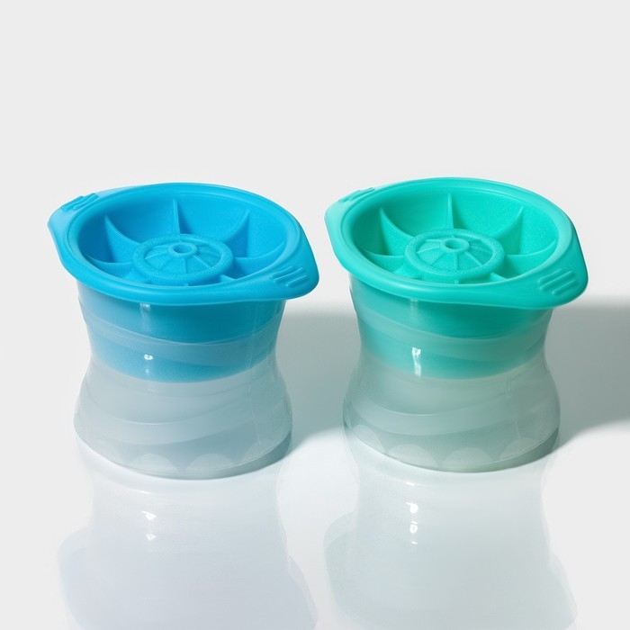 Форма для льда &laquo;Сфера&raquo; Доляна, 11&times;8,5&times;8 см, цвет МИКС