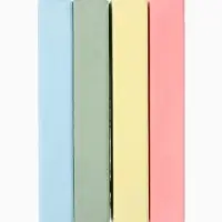 Мелки цветные школьные, 4 шт. &laquo;Синий трактор&raquo;, прямоугольные