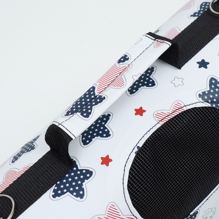 Сумка-переноска каркасная "Звёзды", размер M,  40 х 21 х 27 см