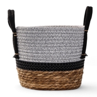 Набор кашпо "Инга" серо-бежевое, 20,5х25/25,5х28/27х33см