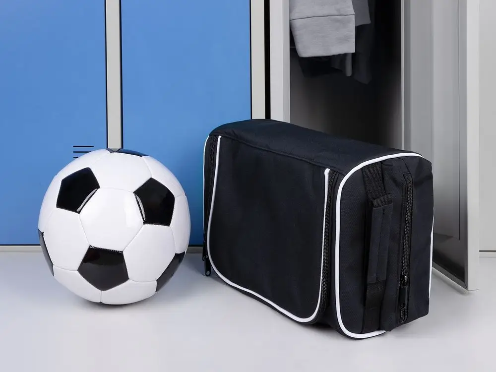 Сумка для обуви Equipex, черная с белым