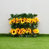 Ограждение декоративное, 110 &times; 40 см, &laquo;Подсолнухи&raquo;, Greengo