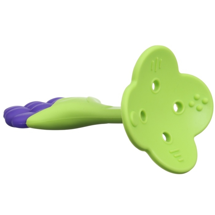 Набор прорезывателей силиконовых &laquo;Мой Зайка&raquo;, с погремушкой, 3 шт., на присоске, в кейсе, Крошка Я