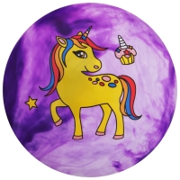 Мяч детский &laquo;Единороги&raquo;, d=22 см, цвет МИКС
