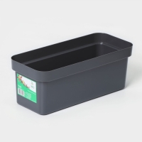 Ящик балконный для цветов &laquo;Эко&raquo;, 40 см, 8 л, цвет темный гранит