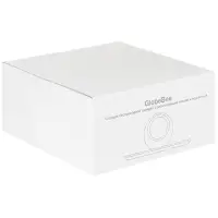 Станция беспроводной зарядки с часами и подсветкой GlobeBee, белая