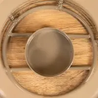 Подсвечник фонарь 14,5х14,5х13,5 см, для свечи 4 см. металл, цв. серый