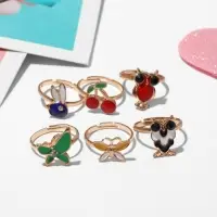 Кольцо детское &laquo;Выбражулька&raquo; эмаль, форма МИКС, цвет МИКС, безразмерно