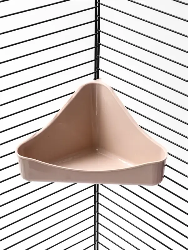 Туалет угловой для грызунов 16 х 9 х 8,5 см, микс цветов