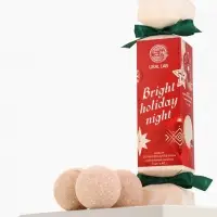 Бомбочки для ванны Bright holiday night, набор 3 шт х 40 г, аромат ванильные мечты, URAL LAB